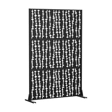 Load image into Gallery viewer, Three Panel Screen Room Divider (562848) - Black
