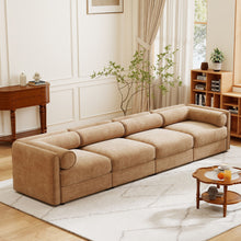 Load image into Gallery viewer, Stylish Sofa With Storage Seat And Cylindrical Backrest
