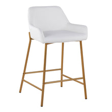 Load image into Gallery viewer, Daniella - Comfortable Contemporary Glam Fixed Height Counter Stool (Set of 2)
