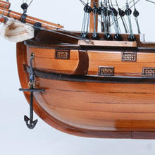 Load image into Gallery viewer, Hand Painted Model Boat (624648) - Dark Brown / Beige

