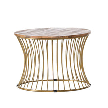 Load image into Gallery viewer, Ameliarae - Handcrafted Boho Mango Wood And Iron Coffee Table - Natural
