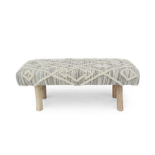 Load image into Gallery viewer, Prytania - Boho Handmade Fabric Upholstered Bench
