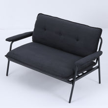 Load image into Gallery viewer, Modern Metal Frame Sofa With Sponge Filling For Compact Spaces And Versatile Use
