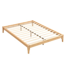 Load image into Gallery viewer, Solid Dry Bamboo Platform Bed Frame, With Slat Support
