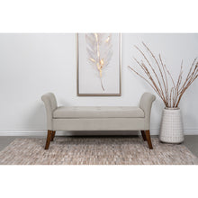 Load image into Gallery viewer, Pasley - Rolled Arm Storage Bench
