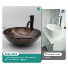 Load image into Gallery viewer, Vessel Sink With Faucet And Pop-Up Drain
