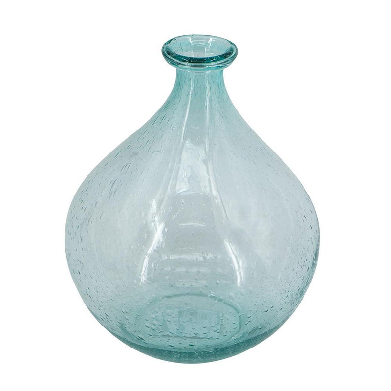 Bubble Round Table Vase - Aqua