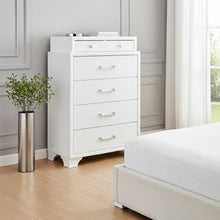 Load image into Gallery viewer, Chest With 6 Drawers - White
