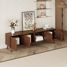 Load image into Gallery viewer, TV Stand With Soft Closing Hinges And Cable Management - Walnut
