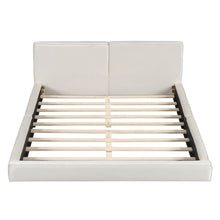 Load image into Gallery viewer, Upholstered Platform Bed, Grounded Bed With Solid Frame
