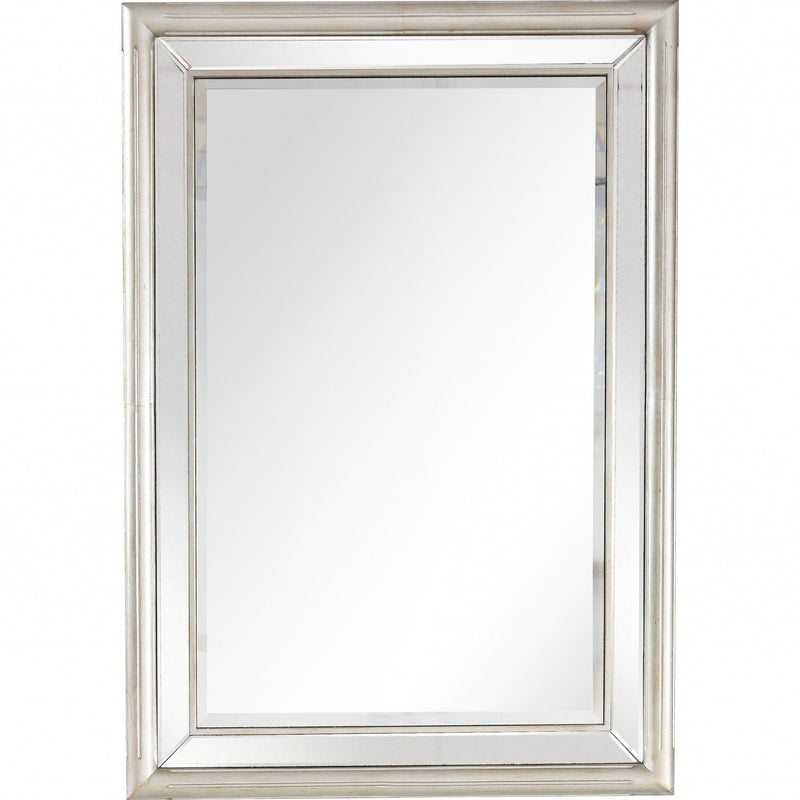 44" Framed Accent Mirror - Silver