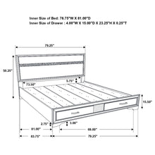Load image into Gallery viewer, Storage Platform Bed 2 Drawer
