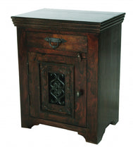 Load image into Gallery viewer, One Drawer Nightstand - Dark Brown
