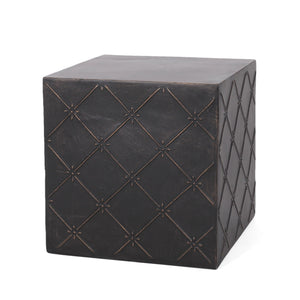 Outdoor Lightweight Concrete, Side Table - Copper