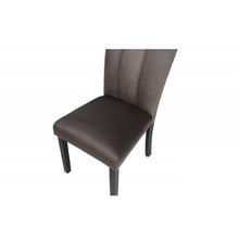 Load image into Gallery viewer, Dining Chairs With Pedestal Base (Set of 2) - Black / Brown
