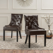 Load image into Gallery viewer, Contemporary Cheney Dining Chair Set With Tufted Design
