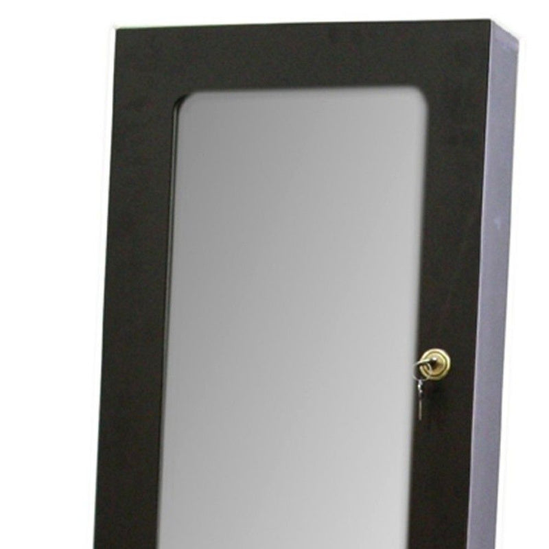 Rectangle Cheval Standing Mirror - Brown