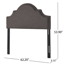 Load image into Gallery viewer, Lenne - Fabric Queen / Full Headboard - Gray
