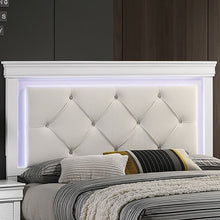 Load image into Gallery viewer, Tufted Headboard Bed With LED Lighting
