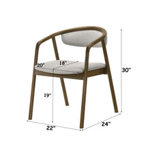 Load image into Gallery viewer, Delina - Side Chair - Gray / Walnut
