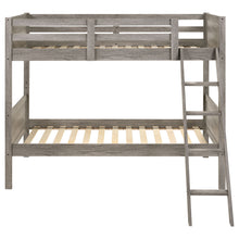 Load image into Gallery viewer, Brenton - Twin Over Twin Bunk Bed With Ladder - Taupe
