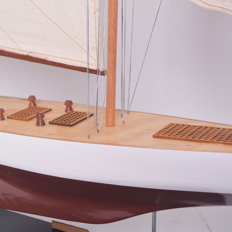 Hand Painted Model Boat (624674) - Beige