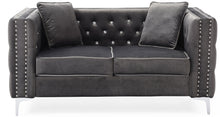 Load image into Gallery viewer, Elegant Track Arm Loveseat
