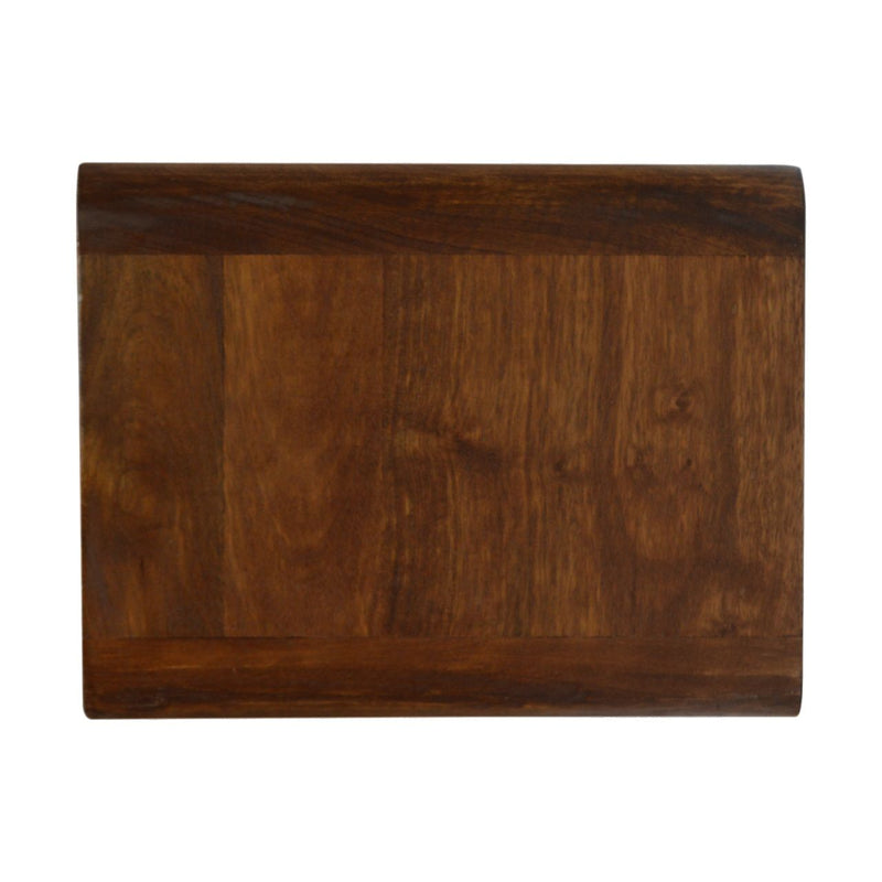 18" Solid Wood Floating Nightstand - Brown