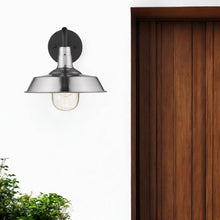 Load image into Gallery viewer, Shallow Plate Shape Wall Light - Silver
