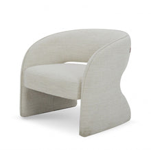 Load image into Gallery viewer, Textural Solid Color Arm Chair - Cream
