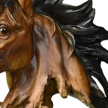 Load image into Gallery viewer, Poly Horse Tabletop Sculpture - Antiqued Bronze / Black
