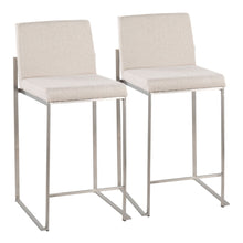 Load image into Gallery viewer, Fuji - Contemporary High Back Counter Stool, Functional Design
