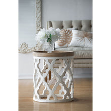 Load image into Gallery viewer, Stylish Rustic Round Wooden Table
