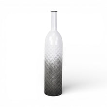 Load image into Gallery viewer, Ombre Cylinder Floor Vase (743363) - White / Gray
