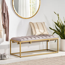 Load image into Gallery viewer, Breu - Ottoman Bench - Gold
