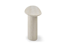 Load image into Gallery viewer, Genuine Marble And Stone Oval Pedestal Console Table - Beige

