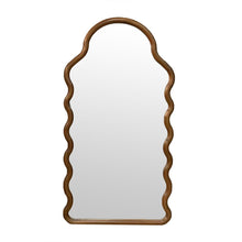 Load image into Gallery viewer, Wood Mirror With Unique Frame - Brown
