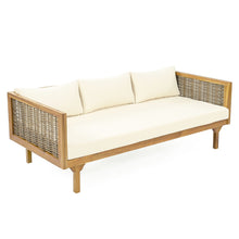 Load image into Gallery viewer, Claremont - 3 Seater Daybed Teak Acacia Wood Water Resistant Cushions
