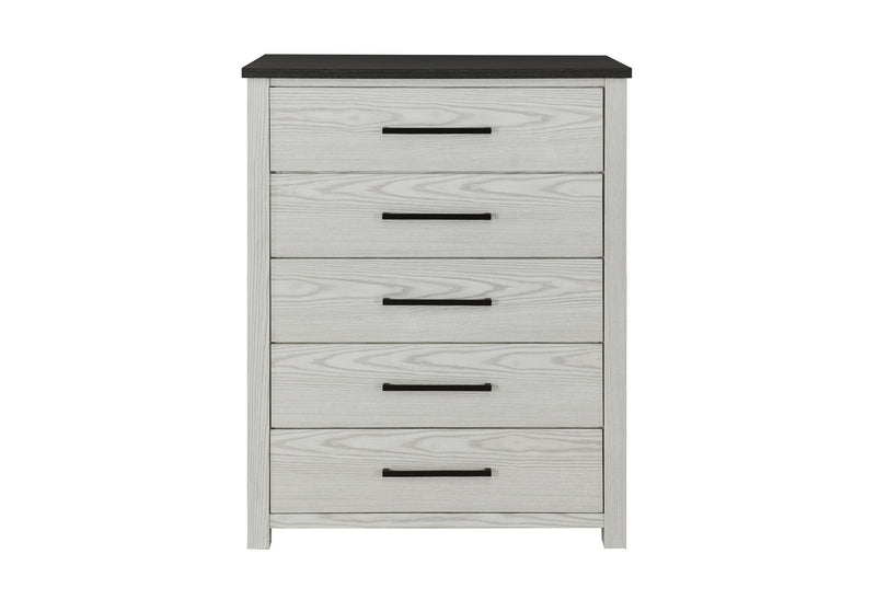 Wood Five Drawer Dresser (766580) - Beige