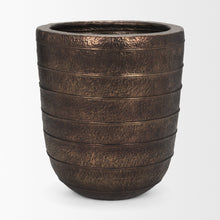 Load image into Gallery viewer, Round Floor Vase (729961) - Antiqued Brass
