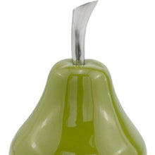 Load image into Gallery viewer, Decorative Pear Tabletop Sculpture (373757) - Green
