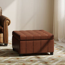 Load image into Gallery viewer, Storage Ottoman For Living Room

