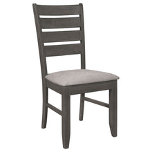 Load image into Gallery viewer, Padded Seat Side Chairs With Tapered Slats (Set of 2)
