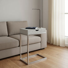 Load image into Gallery viewer, Laminated Metal Accent Table - Gray
