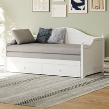 Load image into Gallery viewer, Daybed With Extendable Trundle And Storage Drawers
