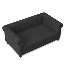 Load image into Gallery viewer, Modern Elegant Rectangle Pet Bed, Durable Elevated Dog Sofa
