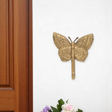 Load image into Gallery viewer, 5" Iron Butterfly Wall Hook - Gold
