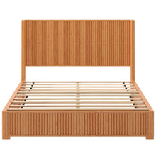Load image into Gallery viewer, Platform Bed Frame With Headboard, Floor Standing Design
