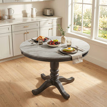 Load image into Gallery viewer, Dining Table - Gray - Faux Marble
