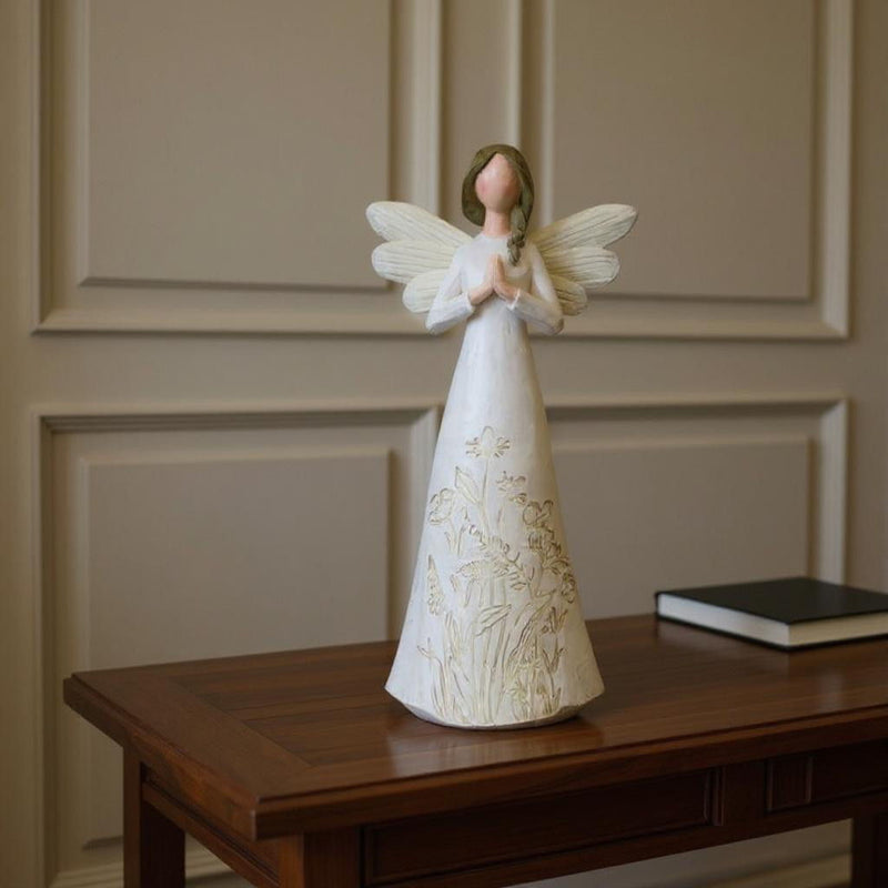 Poly Figurine Tabletop Sculpture (Set of 3) - White